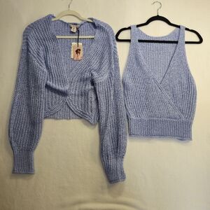 SINSERELY JULES 2pcs KNIT Set Women's SIZE L